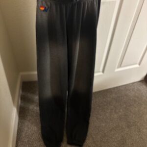 Aviator nation, black faded, sweatpants new size small